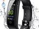 ELEGIANT Fitness Activity Tracker, Braccialetto Smartwatch Bluetooth Orologio Impermeabile...