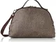 Borbonese Sexy Bag Medium C/t, Borsa a mano Donna, Marrone (Op Classico/Marrone), 36x24x16...