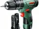 Bosch PSB 10.8 LI-2 Trapano Battente-Avvitatore con Batteria al Litio con Due Batterie in...