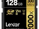 Lexar Professional Scheda SDXC, 128 GB, Velocità fino a 300 MB/s, 2000x, UHS-II/U3, con Le...