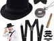 SPECOOL 1920s Uomo Accessori Anni 20s Dress Costume Set per Fancy Gatsby Kit con Cappello...