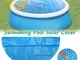 HFM Protezione Solare per Piscina Rotonda Protezione Facile Set Copertura per Piscina Roto...