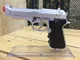 PISTOLA SOFTAIR HFC MODELLO BERETTA B92SF SILVER CON MOLLA RINFORZATA (HA 118S)