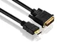 PureLink PureInstall Series certificato con cavo da HDMI A DVI, placcato oro 24 carati, co...