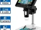 RUIZHI 4.3 pollici LCD digitale microscopio USB Endoscopio Zoom ingrandimento 1000X, 8 luc...