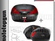 GIVI BAULETTO SIMPLY III E470N + PORTAPACCO + VALIGIE LATERALI V35N + PORTAVALIGIE LATERAL...