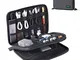 UGREEN Borsa Accessori Elettronici, Organizzatore Cavi Custodia da Viaggio Porta Caricabat...