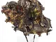 Huenco 3D Foglie Camouflage Ghillie Caps Cappelli da cecchino Camo Parasole Cappellini da...