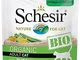 Schesir Bio Per Gatto Adult in Busta da 85g, Pollo Maiale e Zucchine