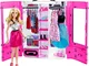 Barbie Armadio Fashionistas, Playset con Guardaroba e Bambola inclusa, per Bambini 3+ Anni...