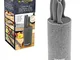 Blackmoor Home 5 Piece Set with Knife Block-Black 66919 Set di 5 coltelli con Ceppo, Grigi...