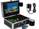 Bewinner Telecamera Portatile per la Pesca Subacquea con Borsa da Trasporto Monitor TFT da...