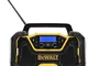 DEWALT XR - Radio a batteria e rete DCR029 (DAB+ e radio FM stereo, alloggiamento estremam...