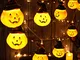 Halloween zucca decorazione Luci a stringa, 20 LED, 10 ft 3d alimentate a batteria, luce b...