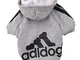 DULEE Adidog Cane Calda Felpe con Cappuccio Cappotto Tuta Abbigliamento Pet Giacca Pullove...