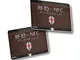 Carta Di Blocco Rfid-Nfc, 2 Pezzi - Protezione Rfid.Scheda Protezione Carte Di Credito Con...