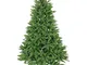 Albero di Natale artificiale 210 cm, 2,1 mt ottima qualità, abete del Caucaso/nordico (Nor...