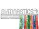 United Medals Porta Medaglie Gymnastics | Espositore in Acciaio Inossidabile (43cm / 48 Me...