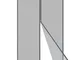Risareyi Zanzariera Magnetica per Porte in Vetroresina-Rete Super Resistente, 130x220cm Te...