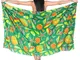 LA LEELA Sarong Pareo Donne auqatic Coprire Gonna Wrap Dress 69x42 Pollici Verde