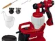 Einhell Pistola Elettrica a spruzzo Per Verniciatura, 600W Nero e Rosso - 4260015 Tc Sy