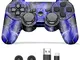 ZLMAY Controller PS3, Joystick PS3, Joystick Playstation 3, Controller PS3 Wireless con De...