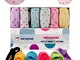 Tiny Captain Calzini per Bambini Calzini Antiscivolo Cotone 6 Colori per 8-36 Mesi Neonati...