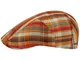 Stetson Coppola Bedford Check Cotone e Lino Uomo - Made in The EU Berretto Cotton cap Capp...