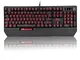 Rii Gaming K66 (layout ITALIANO) - Tastiera meccanica con Anti-Ghosting, Switch MX Red, Re...