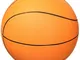 Softee - Pallone In Spugna Con Palloncini A Forma Di Pallone Da Basket, arancia