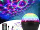 Luci da Palco Luci Discoteca con Altoparlante Bluetooth LED Luci Discoteca Pall Lampada da...