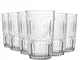 Bormioli Rocco Romantic Confezione 6 Bicchieri 34 cl, Vetro, Trasparente, 7.9 x 7.9 x 12.3...