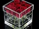 Rose flower pot box, contenitore di regalo del vaso del garofano fatto a mano del supporto...
