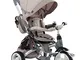 Mondial Toys Triciclo Passeggino con Sedile Girevole 6 in 1 Modi New Ivory