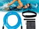 Elastico Nuoto, 4M Cinture da Piscina Regolabile, Elastico per Nuoto Statico, Cinture da A...