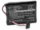 vhbw Li-Ion batteria 1050mAh (3.7V) compatibile con navigazione GPS navigatore Mio Moov M4...