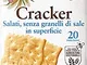 Mulino Bianco Cracker Senza Granelli di Sale in Superficie, Senza Olio di Palma, 20 Porzio...