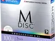 1000 Anni Archival Verbatim M-Disc Blu-ray BDXL 100GB Triple Layer 4x Speed - Confezione d...