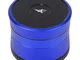 Grinder Trituratore di Alluminio Solinder 4x Pezzi After Grow - Blu (62mm)