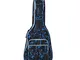 ammoon Custodia Chitarra Impermeabile 600D Panno Di Oxford Imbottite Camouflage Blu Cucitu...