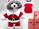 Vestiti Natale Gatto Cane,Natale Animale Domestico Costume,Natale Cane Cosplay Babbo Natal...