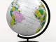 JRose Collections - Mappamondo gonfiabile con supporto, 20 cm, per bambini e adulti, color...