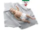 Baby Italy Copertina Neonato Multiuso in Cotone Biologico per Carrozzina Culla Lettino Pas...