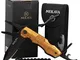 NEKAVA 5-in-1 Multitool | utensile multiuso con coltello pieghevole nero in acciaio inox e...