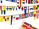 Anley International Maritime Signal Code String Flags Set di 40 Bandiere - 40 Piedi di Lun...