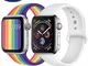 SSEIHI Compatibile con Cinturino Apple Watch 38mm 40mm 42mm 44mm, Cinturino di Ricambio in...