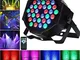 Luci Palco, AONCO Par LED Luce di Discoteca Fari da Palco RGB 36LED Canale DMX512 fase luc...