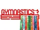 United Medals GYMNASTICS - Espositore per medaglie sportive, in acciaio verniciato a polve...