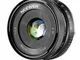 Neewer 32mm F/1.6 Obiettivo Fisso Manuale Apertura Grande Compatibile con Fotocamere Mirro...