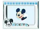Disney Topolino Mickey Mouse - Cornice Porta Foto da Tavolo in Argento per Neonato Persona...